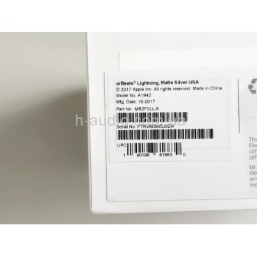 Наушники urBeats3  Matte Silver с разъемом Lightning Connector-б/у
